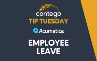 Employee Leave feature in Acumatica